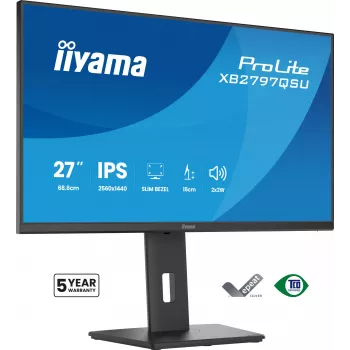 iiyama ProLite XB2797QSU-B1 computermonitor 68,6 cm (27 inch) 2560 x 1440 pixels Quad HD LED zwart