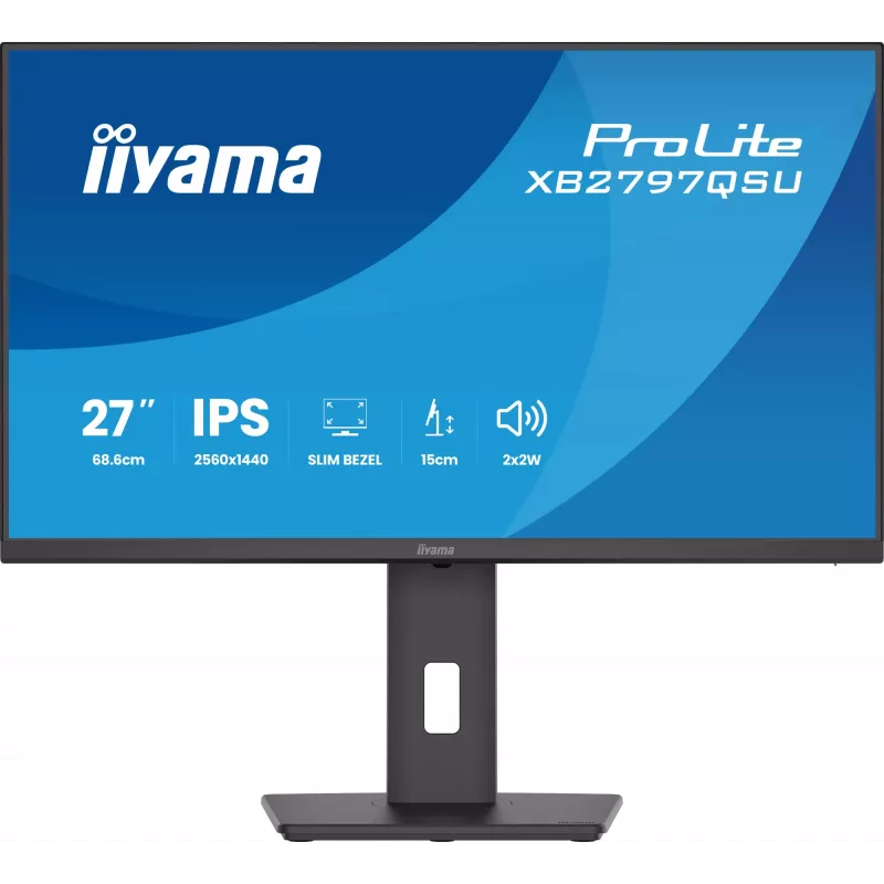 iiyama ProLite XB2797QSU-B1 computermonitor 68,6 cm (27 inch) 2560 x 1440 pixels Quad HD LED zwart