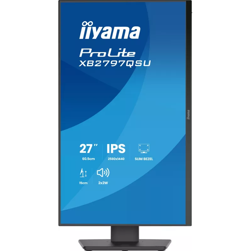 iiyama ProLite XB2797QSU-B1 computermonitor 68,6 cm (27 inch) 2560 x 1440 pixels Quad HD LED zwart