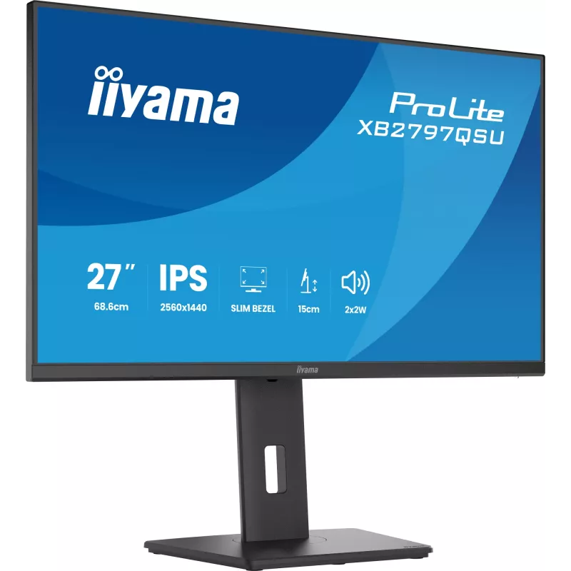 iiyama ProLite XB2797QSU-B1 computermonitor 68,6 cm (27 inch) 2560 x 1440 pixels Quad HD LED zwart