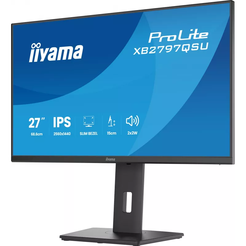 iiyama ProLite XB2797QSU-B1 computermonitor 68,6 cm (27 inch) 2560 x 1440 pixels Quad HD LED zwart
