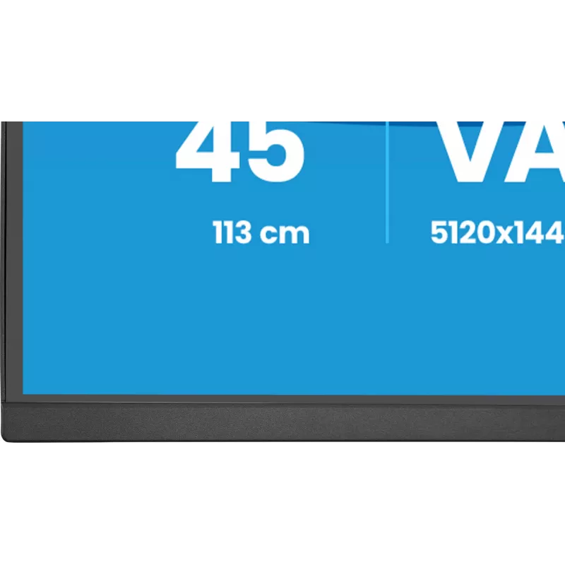 Computermonitor IIYAMA XCB4594DQSU-B1 44.5 inch (111,8 cm) Curved Dual QHD 5120×1440 VA LED, 2 ms, USB-C, USB 3.2, VESA, speakers