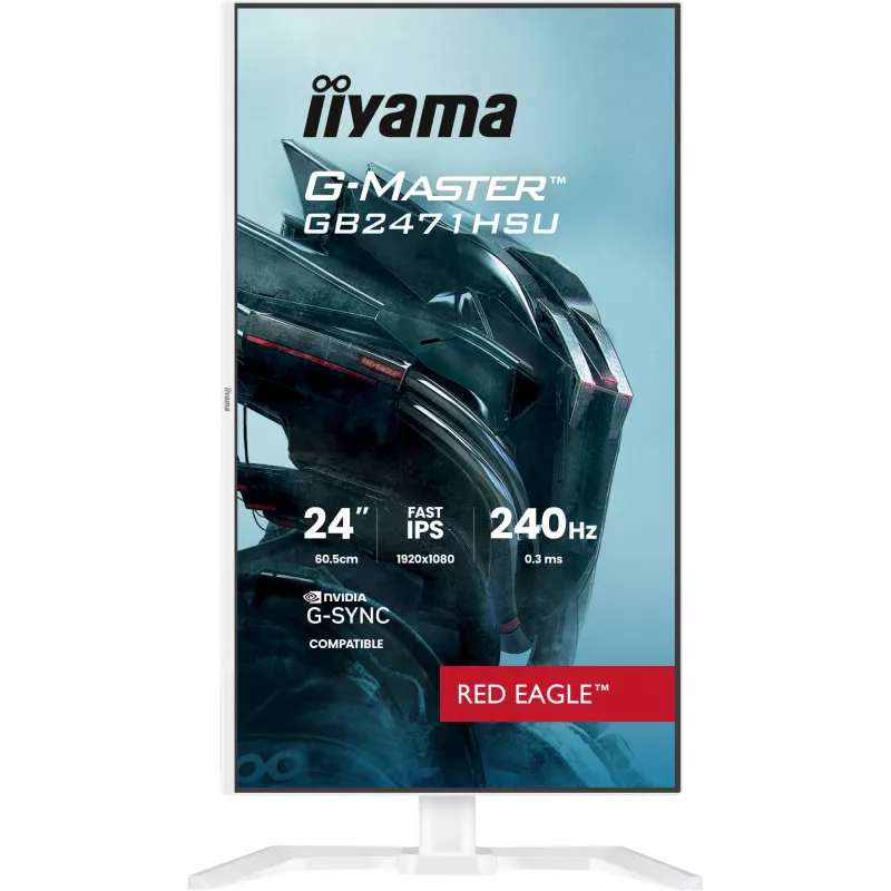 Monitor IIYAMA G-Master GB2471HSU-W1 23,8 inch (60,5 cm) Full HD HDMI/DP/USB wit