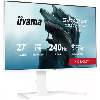 Gaming-monitor IIYAMA GB2771HSU-W1 27 inch (68,6 cm) Full HD – HDMI, DisplayPort, USB – wit