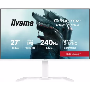 Gaming-monitor IIYAMA GB2771HSU-W1 27 inch (68,6 cm) Full HD – HDMI, DisplayPort, USB – wit