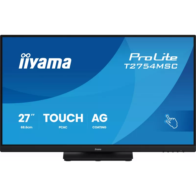 Monitor IIYAMA ProLite T2754MSC-B2AG 27 inch (68,6 cm) Full HD LED HDMI/VGA/USB, zwart