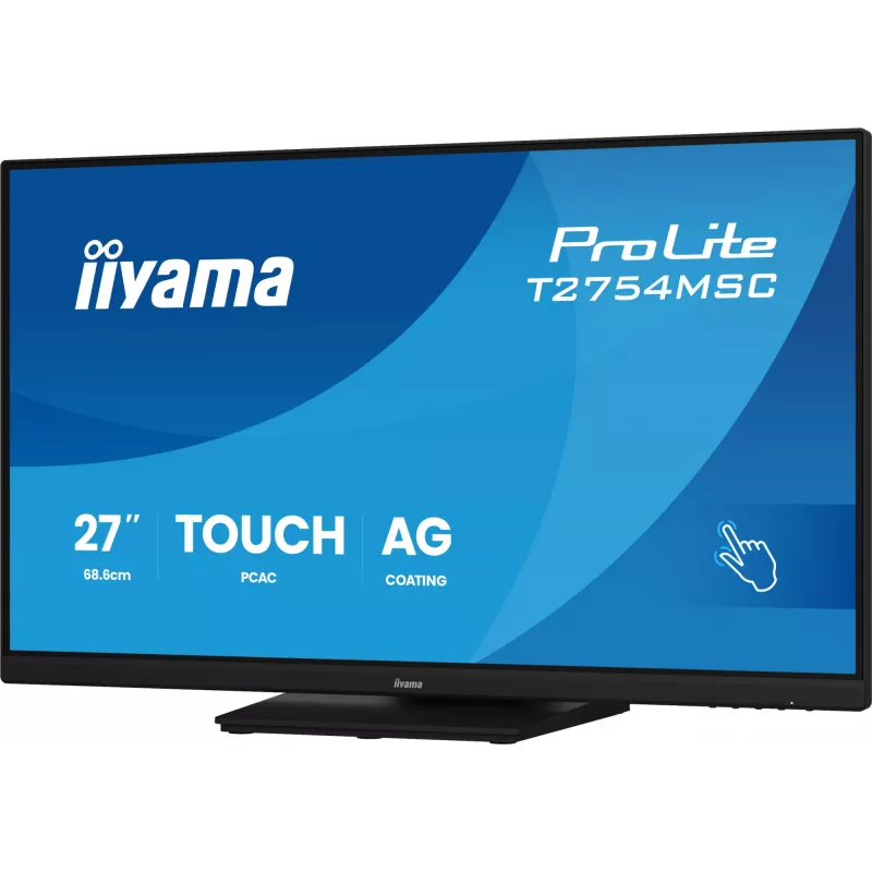 Monitor IIYAMA ProLite T2754MSC-B2AG 27 inch (68,6 cm) Full HD LED HDMI/VGA/USB, zwart