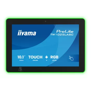 Monitor iiyama ProLite TW1025LASC-B3PNR 10,1 inch (25,6 cm) WXGA IPS LED touchscreen, 1280x800, 16:10, USB-hub, luidspreker, VESA, zwart