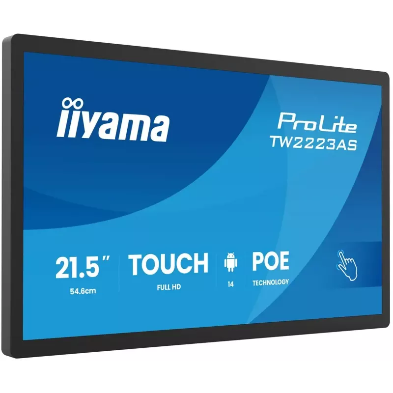 Monitor IIYAMA TW2223AS-B3P 21,5 inch (55,0 cm) M-touch USB-C Android 16:9