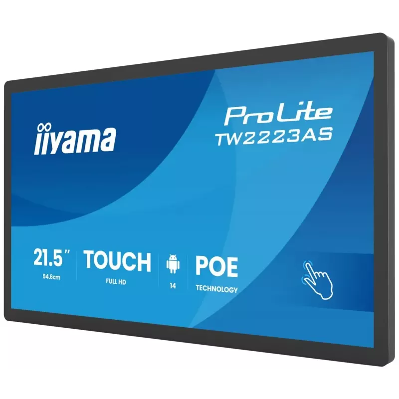 Monitor IIYAMA TW2223AS-B3P 21,5 inch (55,0 cm) M-touch USB-C Android 16:9