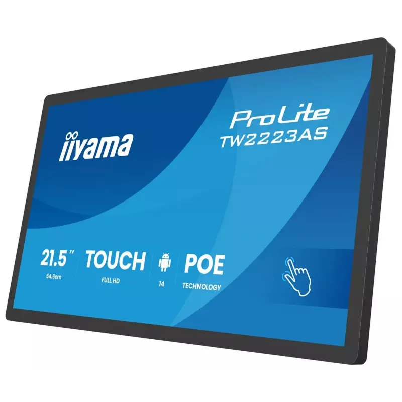 Monitor IIYAMA TW2223AS-B3P 21,5 inch (55,0 cm) M-touch USB-C Android 16:9