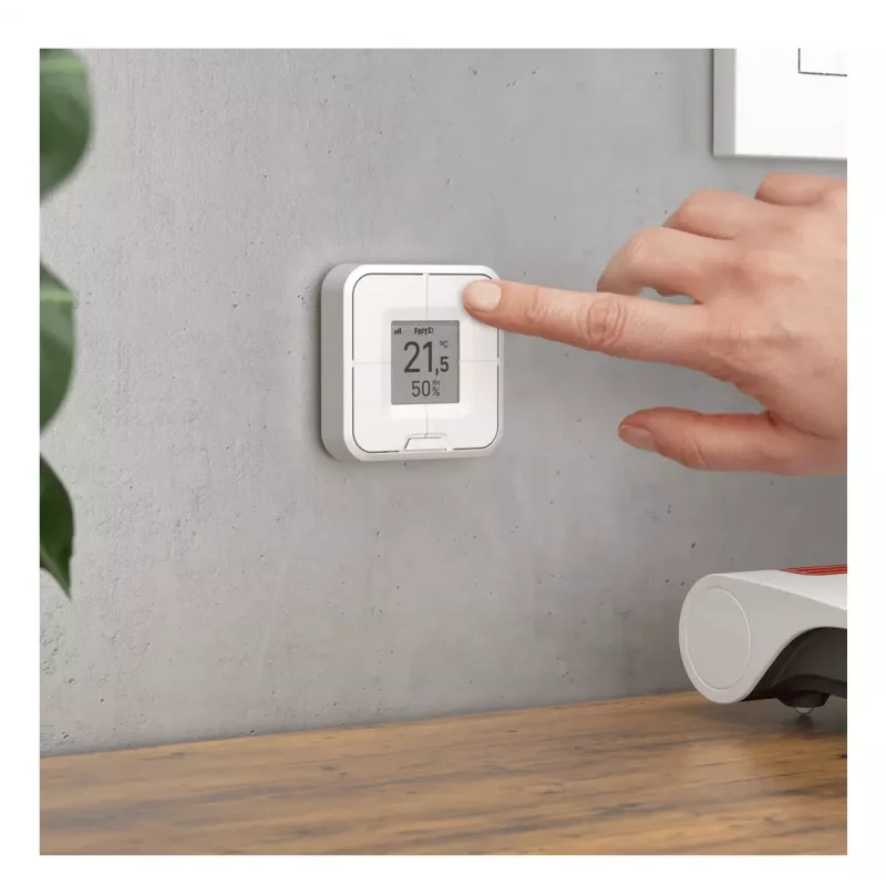 Draadloze, wandmontagebare slimme controller FRITZ Smart Control 440 — wit, 69×69×18 mm