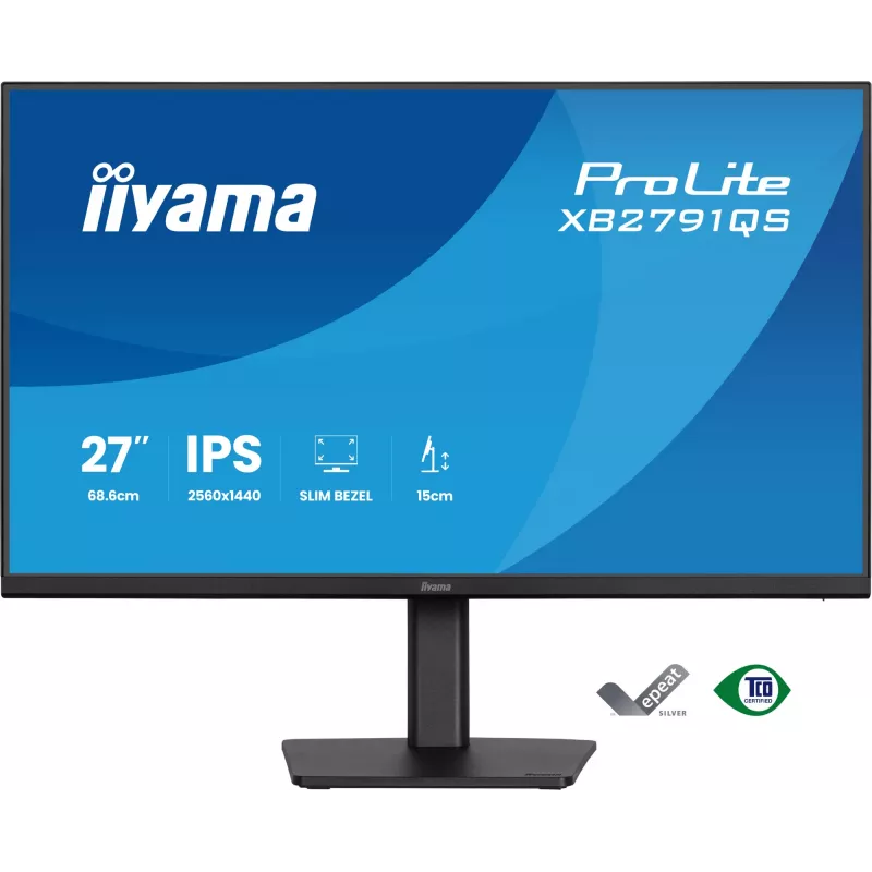 iiyama ProLite XB2791QS-B1 computermonitor 68,6 cm (27 inch) 2560 x 1440 pixel Quad HD LED zwart