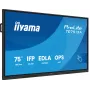 Interactief flatpanel IIYAMA TE7513A-B2AG 75 inch 4K UHD touchscreen, 500 cd/m², Wi‑Fi, Android, 24/7