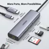 USB-C-hub UGREEN 90568 2 USB 3.0 HDMI RJ45 SD TF PD-poort