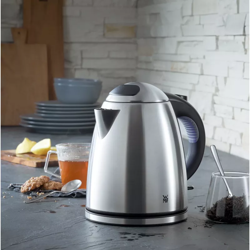 WMF Stelio 0413010012 waterkoker 1,2 l 2400 W zwart, RVS