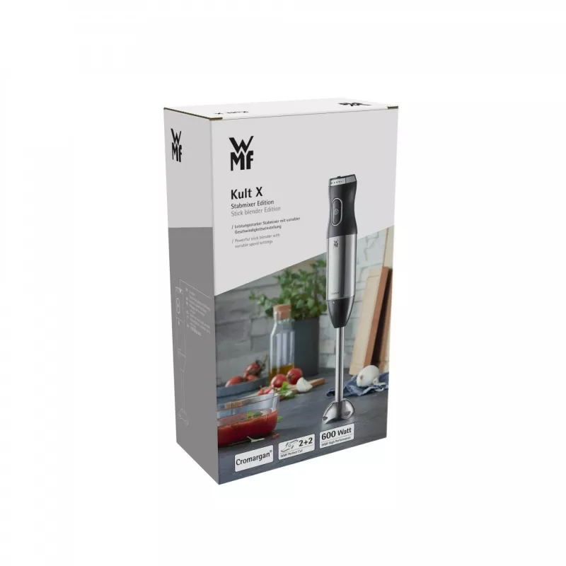 WMF Kult X 04165500 staafmixer 600 W zwart, metallic
