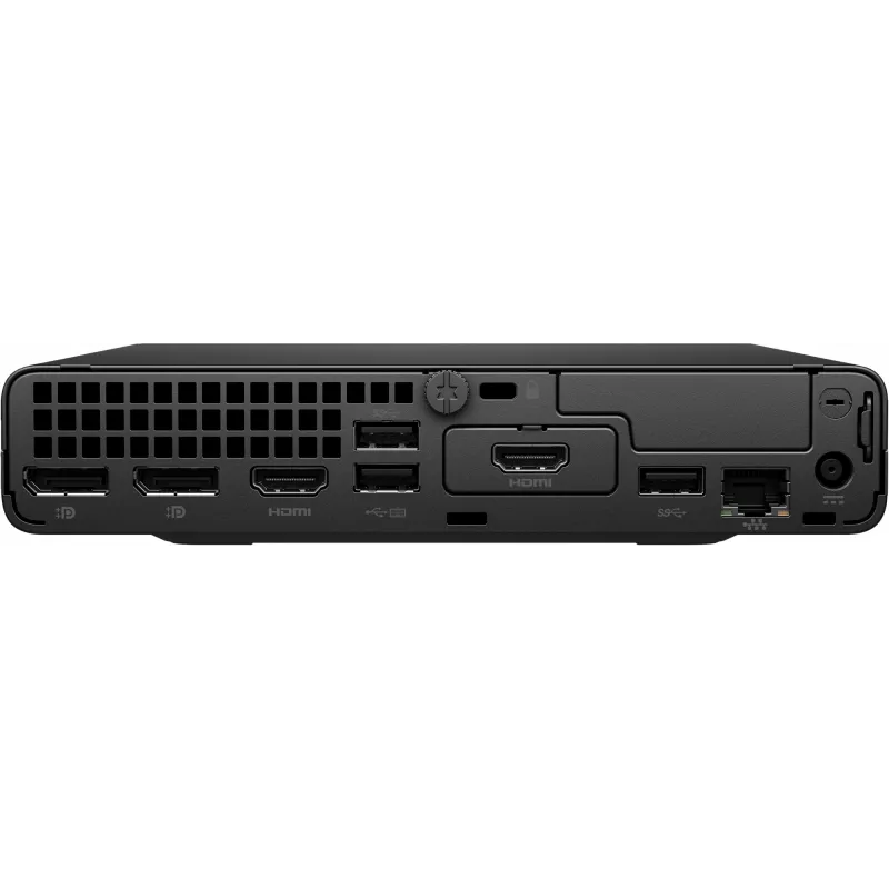 HP Pro Mini 400 G9 Intel® Core™ i3 i3-13100T 8 GB DDR4-SDRAM 256 GB SSD Windows 11 Pro mini-pc zwart