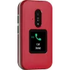 Feature-phone Doro Leva E30 klaptelefoon, 2,8 inch (7,11 cm) 320x240, single-SIM, 0,3 MP camera, 1150 mAh, IP55, rood/wit