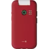 Feature-phone Doro Leva E30 klaptelefoon, 2,8 inch (7,11 cm) 320x240, single-SIM, 0,3 MP camera, 1150 mAh, IP55, rood/wit