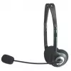 Manhattan stereo on-ear-headset (3,5 mm), microfoonbeugel, inline volumeregeling, schuim oorkussens, standaard 2x 3,5-mm-stereojackstekkers voor audio-/microfoongebruik, kabel 2 m, zwart, drie jaar garantie