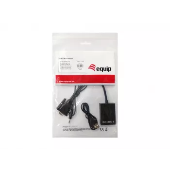 VGA-naar-HDMI-adapter met audio Equip 119038