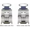 Mini-SAS-kabel 26-pins DeLOCK 83061 1m zwart