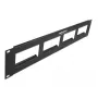 Patchpanel DeLOCK Easy 45 19 inch 4 x 90,5 x 45,2 mm 2U zwart