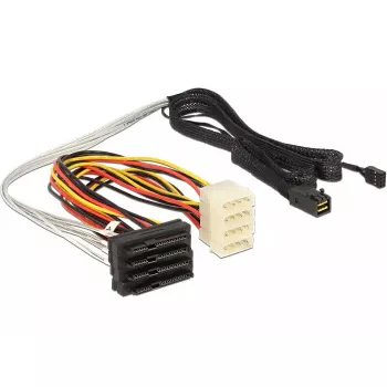 SAS-kabel DeLOCK 83391 1 m veelkleurig