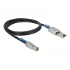 Netwerkkabel DeLOCK 83734 Mini SAS HD SFF-8644 naar Mini SAS SFF-8088 1 m zwart