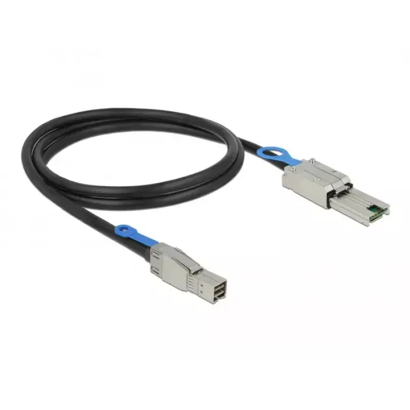 Netwerkkabel DeLOCK 83734 Mini SAS HD SFF-8644 naar Mini SAS SFF-8088 1 m zwart