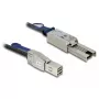 Netwerkkabel DeLOCK 83734 Mini SAS HD SFF-8644 naar Mini SAS SFF-8088 1 m zwart