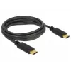 USB-kabel DeLOCK 83867 USB 2.0 3 m USB C zwart