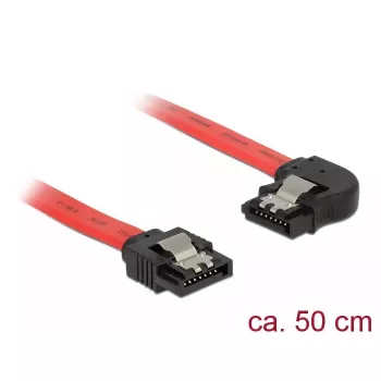 SATA-kabel DeLOCK 83964 0,5 m zwart rood