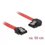 SATA-kabel DeLOCK 83964 0,5 m zwart rood