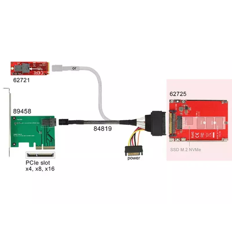 Interfacekaart DeLOCK 62725 intern M.2