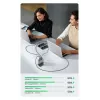 Ugreen Nexode Pro 160W GaN oplader met USB-C-kabel universeel zwart, grijs AC snelladen binnen