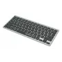 Manhattan ultra slank dual-mode draadloos toetsenbord, Duits QWERTZ-layout, Bluetooth (v3.0) en draadloos (2,4 GHz), 78 platte schaartoetsen, automatisch energiebeheer, bereik 10 m, USB-A-ontvanger, AAA-batterij (meegeleverd), Windows en Mac, drie jaar garantie