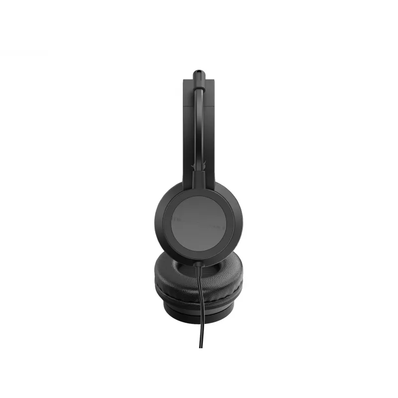 Headset CONCEPTRONIC POLONA05BC — stereo USB-C, ruisonderdrukkende microfoon, oorliggend, 2 m kabel, 20–22000 Hz, zwart