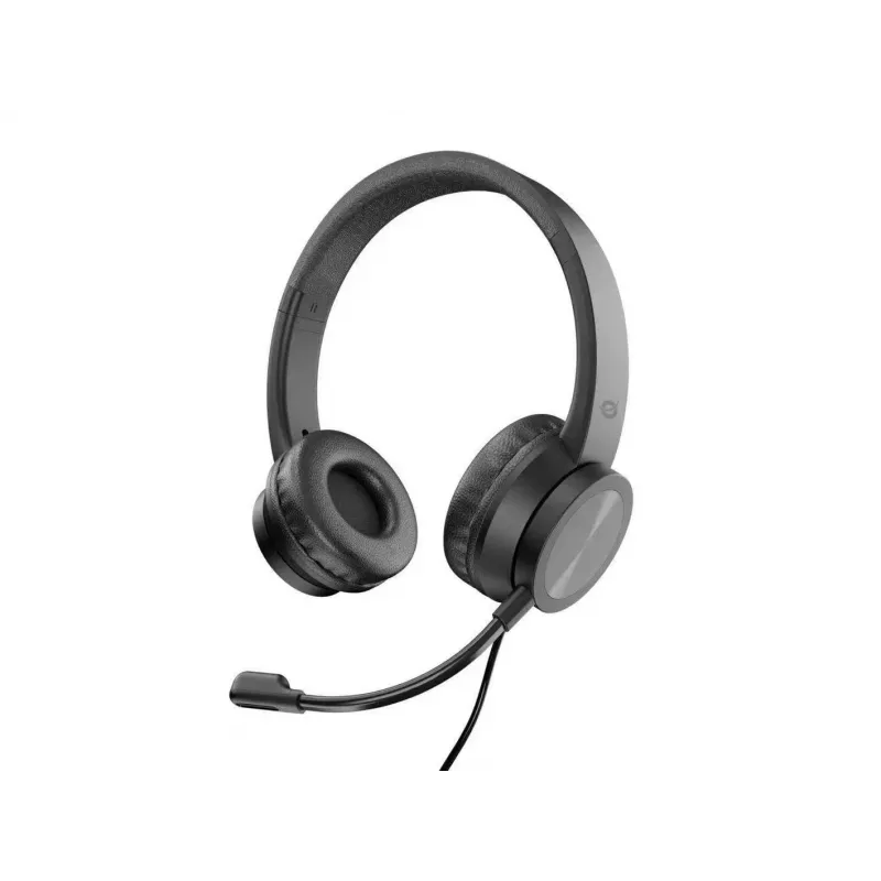 Headset CONCEPTRONIC POLONA05BC — stereo USB-C, ruisonderdrukkende microfoon, oorliggend, 2 m kabel, 20–22000 Hz, zwart