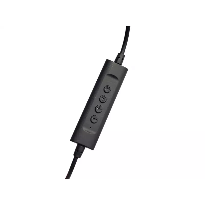 Headset CONCEPTRONIC POLONA05BC — stereo USB-C, ruisonderdrukkende microfoon, oorliggend, 2 m kabel, 20–22000 Hz, zwart