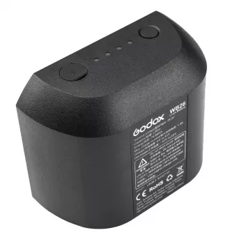 Camera flitser accessoire accu Godox WB26 lithium-ion 2600 mAh 28,8 V