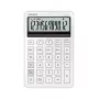 Bureaurekenmachine CASIO MS-200DQ 12-cijferig, batterij/zonne-energie, belasting- en winstfuncties, wit
