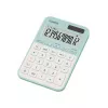 Bureaurekenmachine CASIO MS-20YC — Basic 12-cijferig, batterij/zonne-energie, belasting- en winstfuncties, lichtgroen