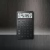 Bureaurekenmachine CASIO JW-200DQ – Basic, 12-cijferig, belasting- en winstfuncties, batterij/zonne-energie, zwart