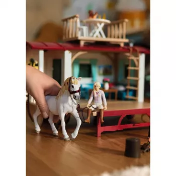 Caravan Schleich HORSE CLUB 42593 voor geheime clubbijeenkomsten