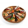 Serveerschaal Zassenhaus snackbord hout rond 30 cm