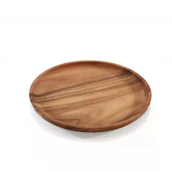 Serveerschaal Zassenhaus snackbord hout rond 30 cm