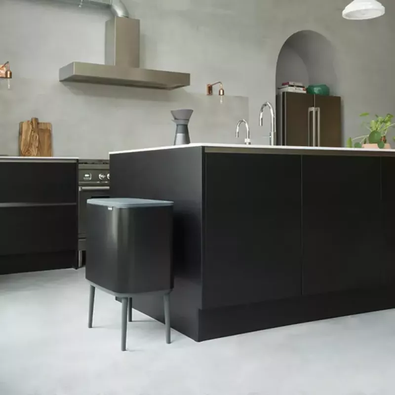 Afvalemmer Brabantia 315824 36L rechthoekig kunststof zwart