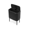 Afvalemmer Brabantia 315824 36L rechthoekig kunststof zwart